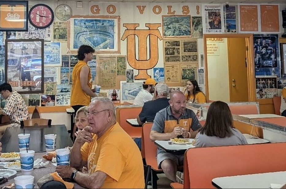 Inside Gus's Good Times Deli on the UT Strip